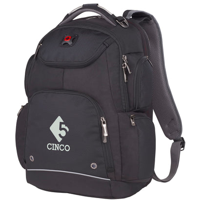 Black Wenger Odyssey TSA Recycled 17" Computer Backpack