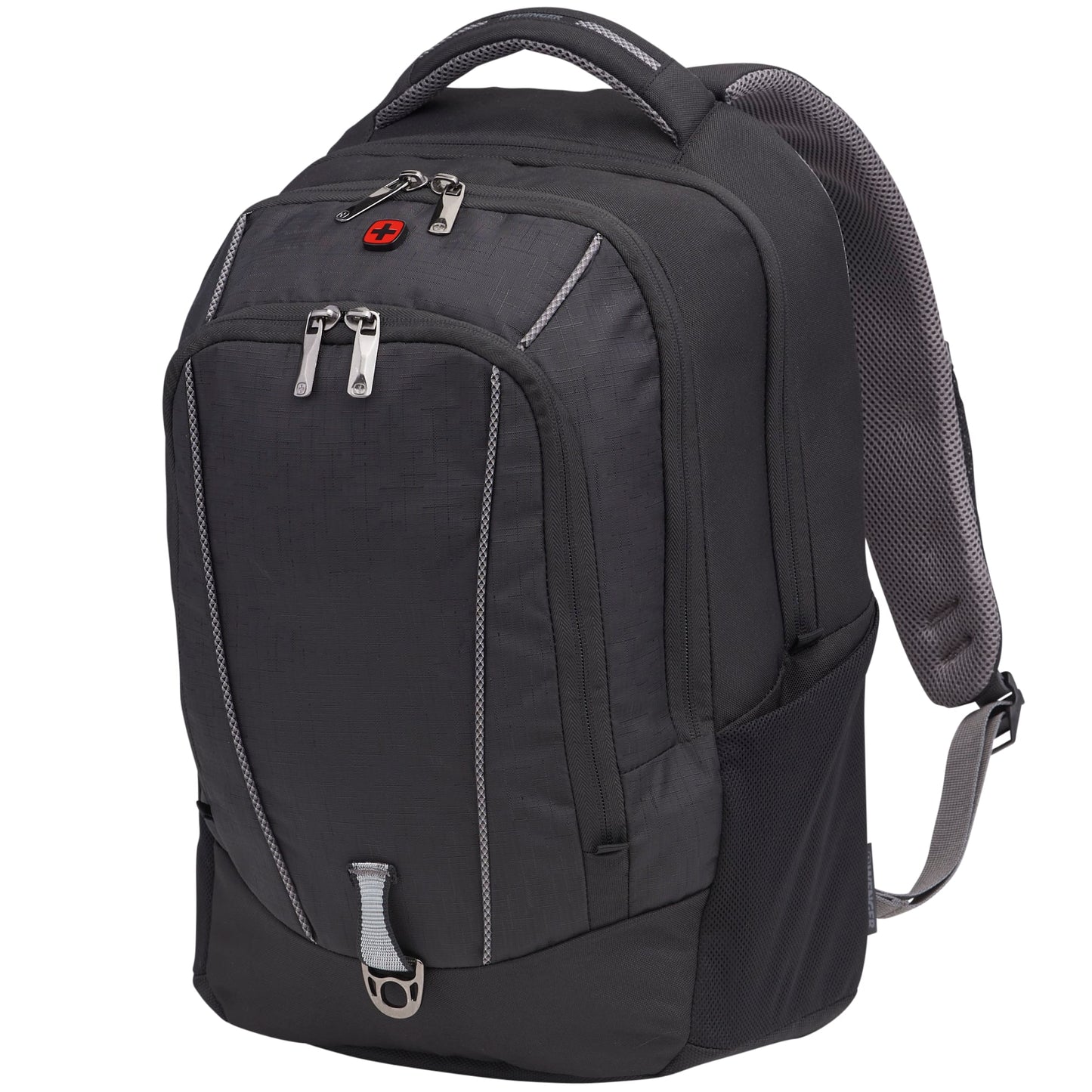Black Wenger Origins Recycled 15" Computer Backpack plain