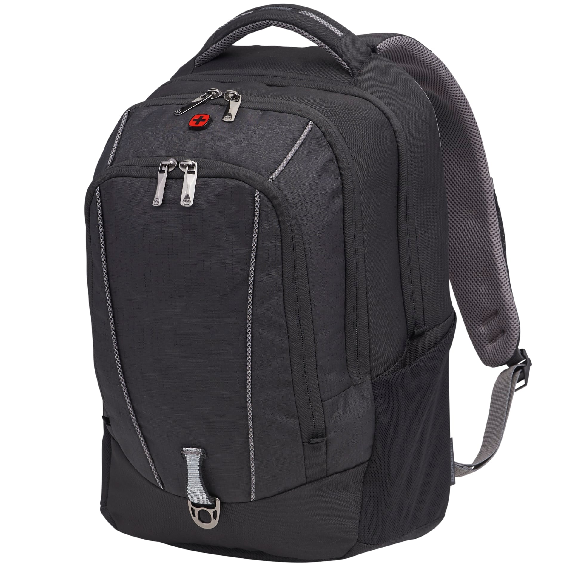 Black Wenger Origins Recycled 15" Computer Backpack plain
