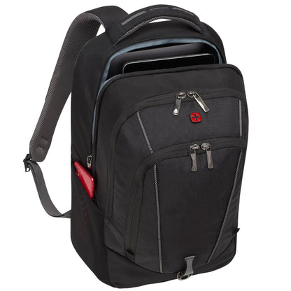 Black Wenger Origins Recycled 15" Computer Backpack plain