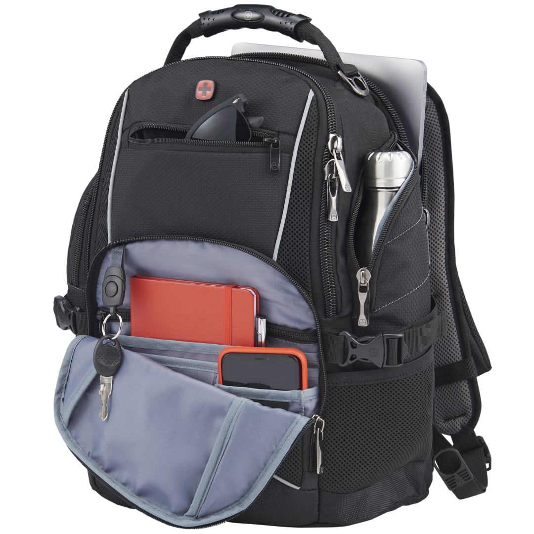 Black Wenger Pro II Recycled 15" Computer Backpack