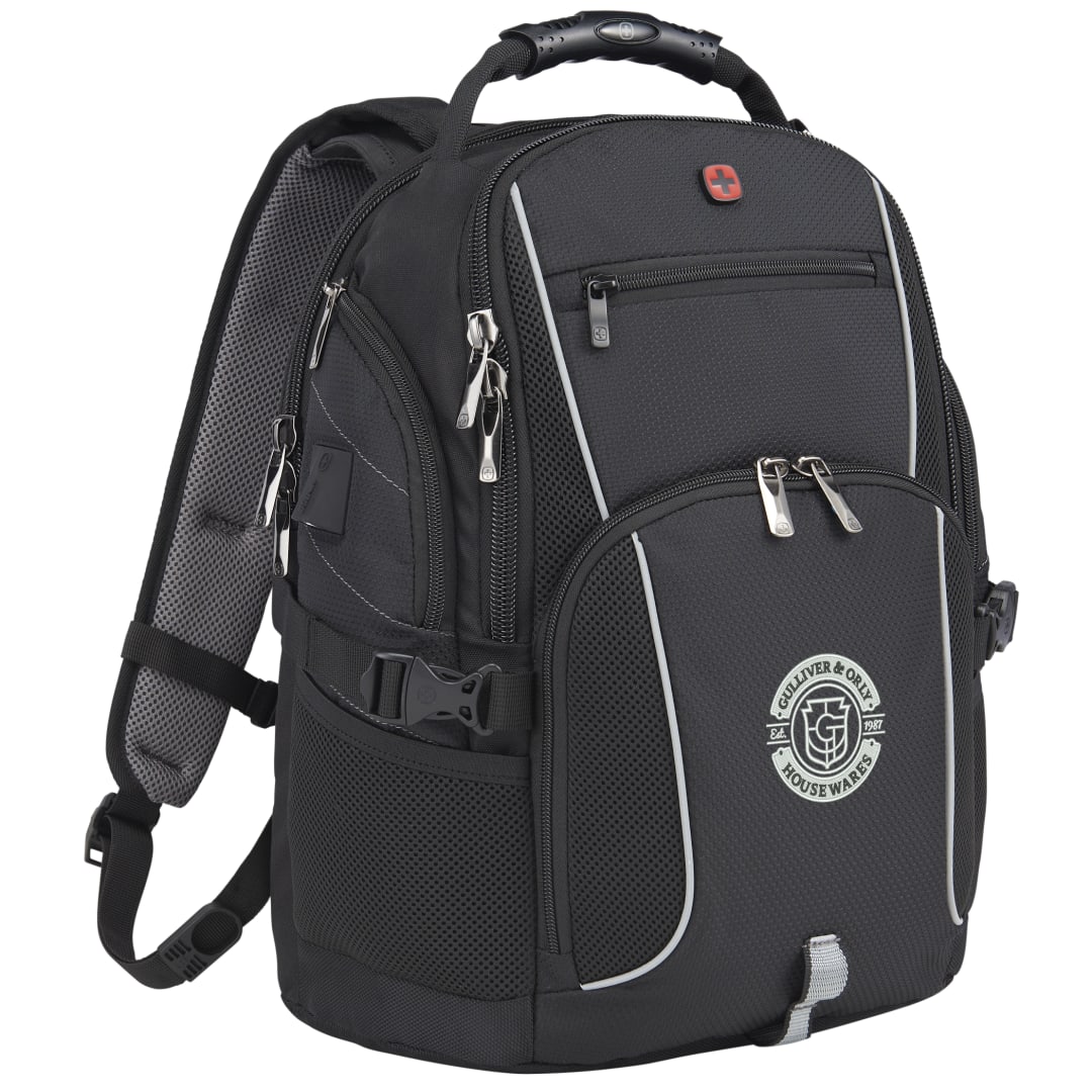 Black Wenger Pro II Recycled 15" Computer Backpack