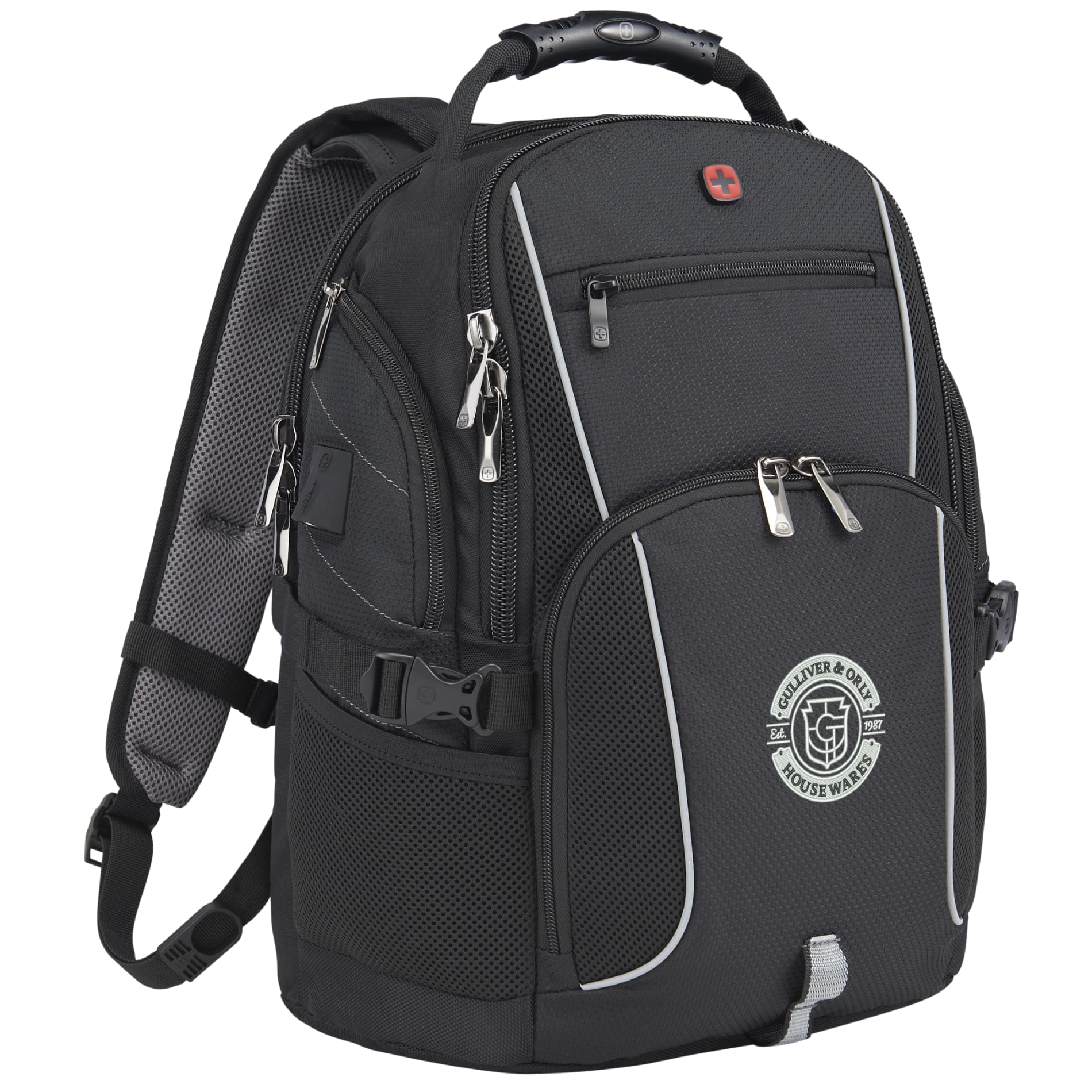 Black Wenger Pro II Recycled 15" Computer Backpack