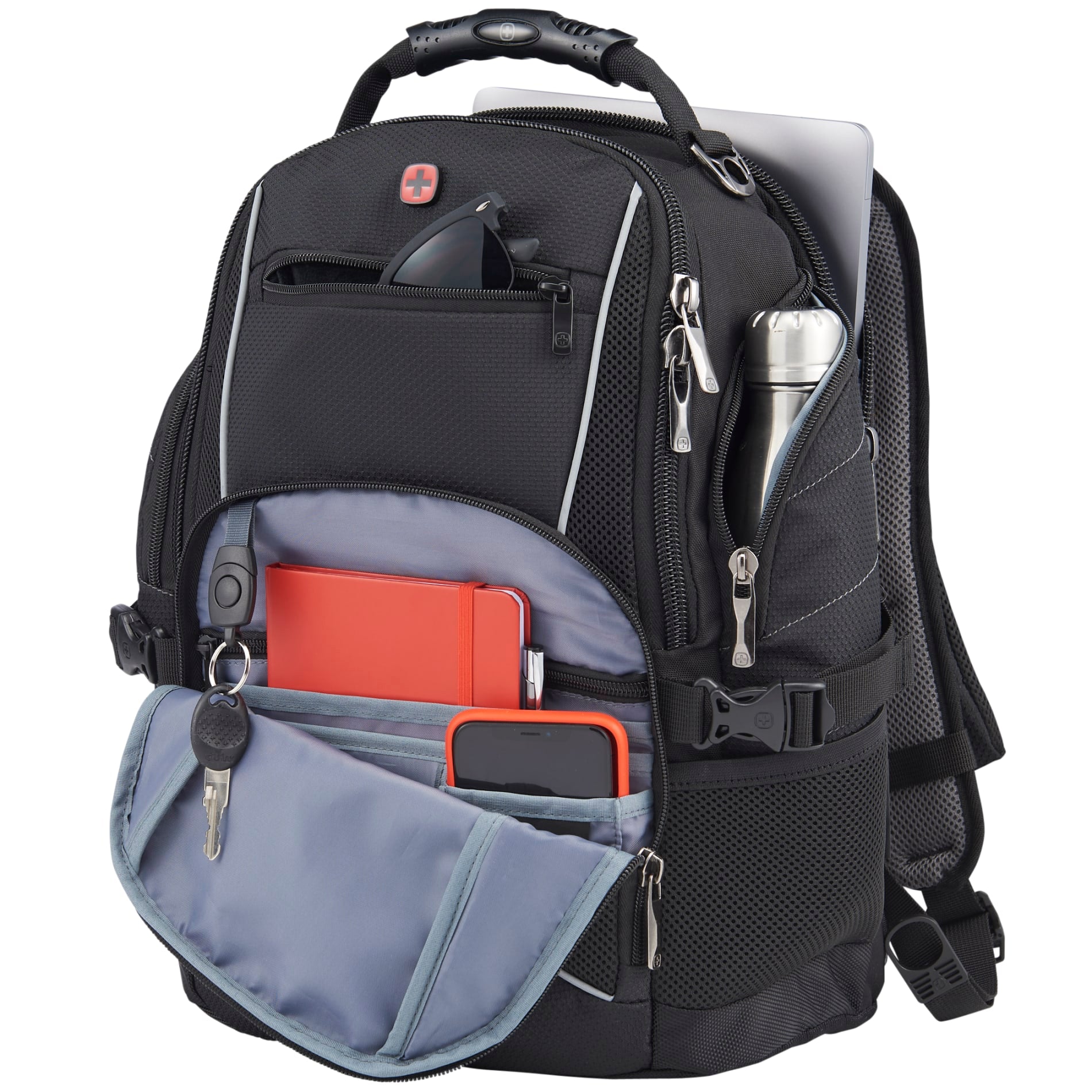 Black Wenger Pro II Recycled 15" Computer Backpack