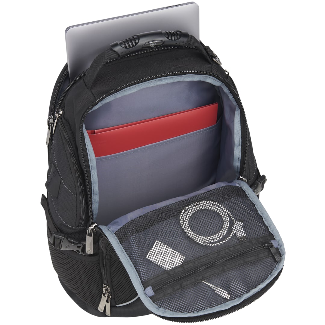Black Wenger Pro II Recycled 15" Computer Backpack