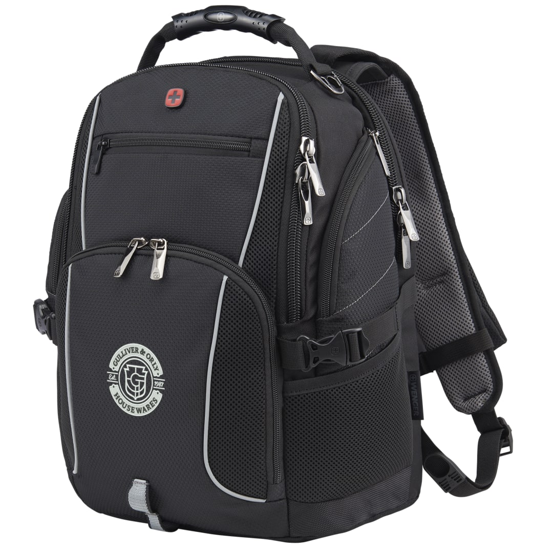 Black Wenger Pro II Recycled 15" Computer Backpack