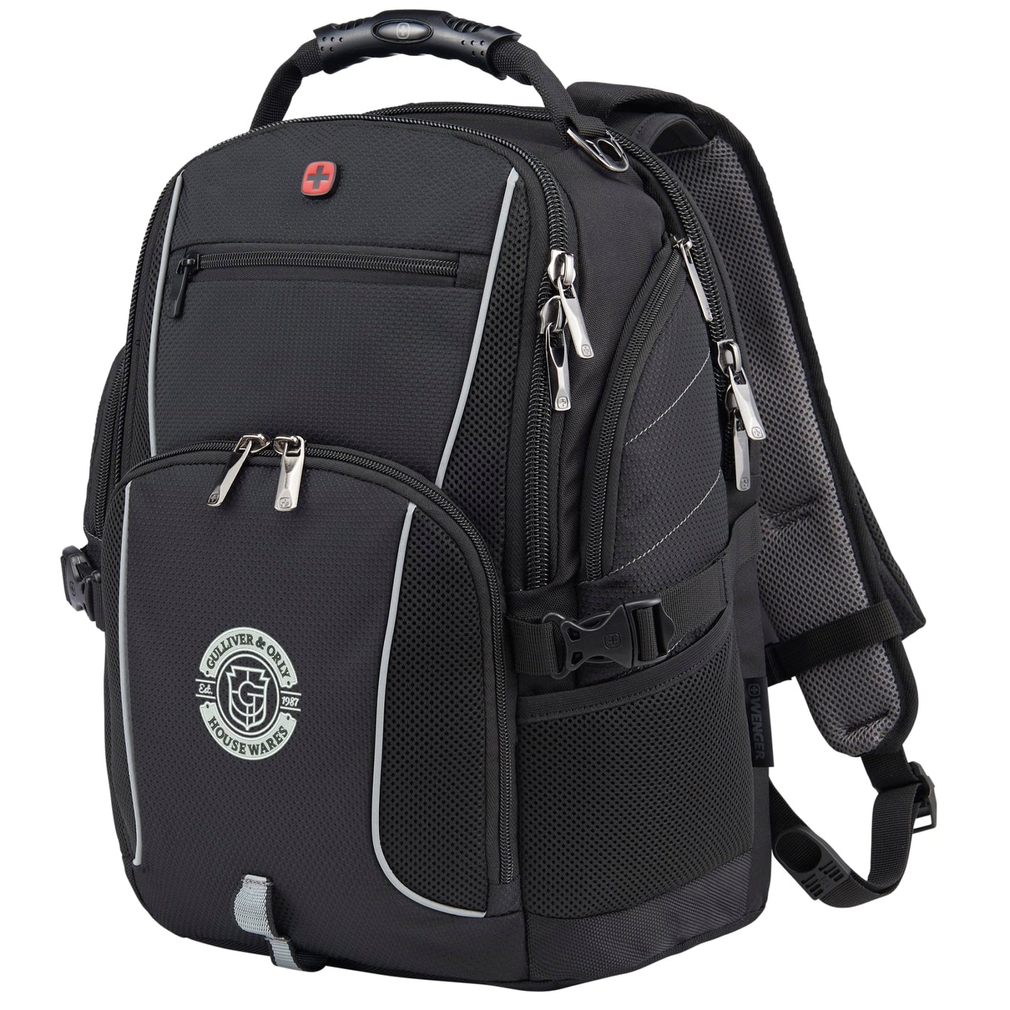 Black Wenger Pro II Recycled 15" Computer Backpack