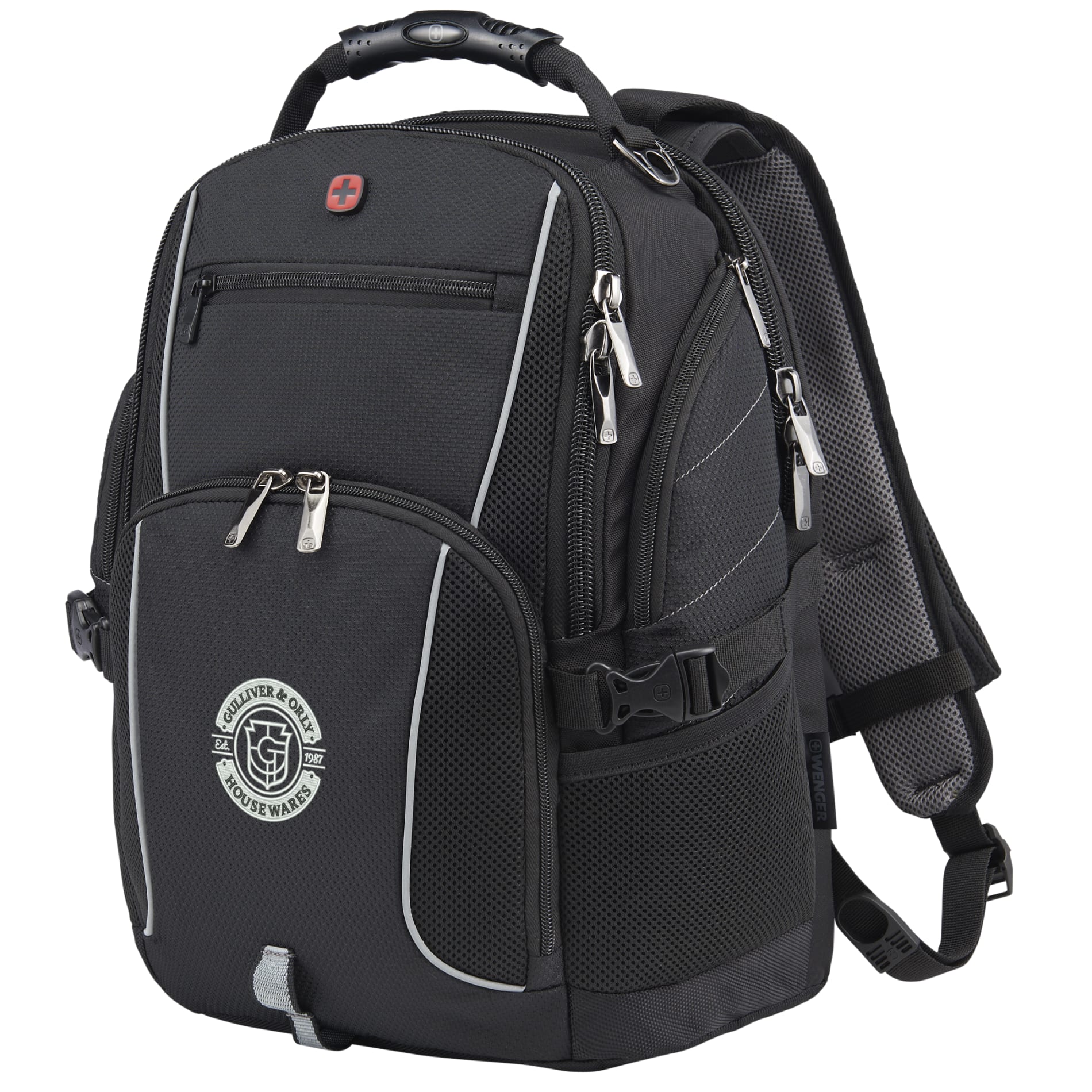 Black Wenger Pro II Recycled 15" Computer Backpack