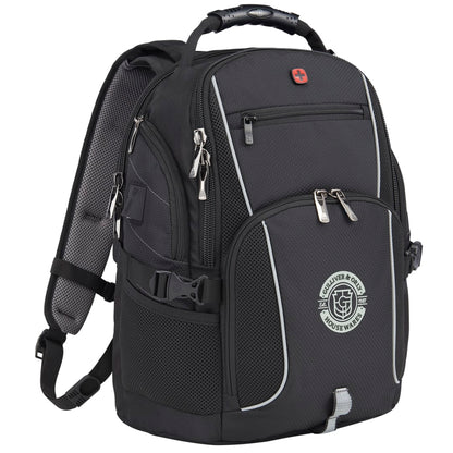 Black Wenger Pro II Recycled 15" Computer Backpack