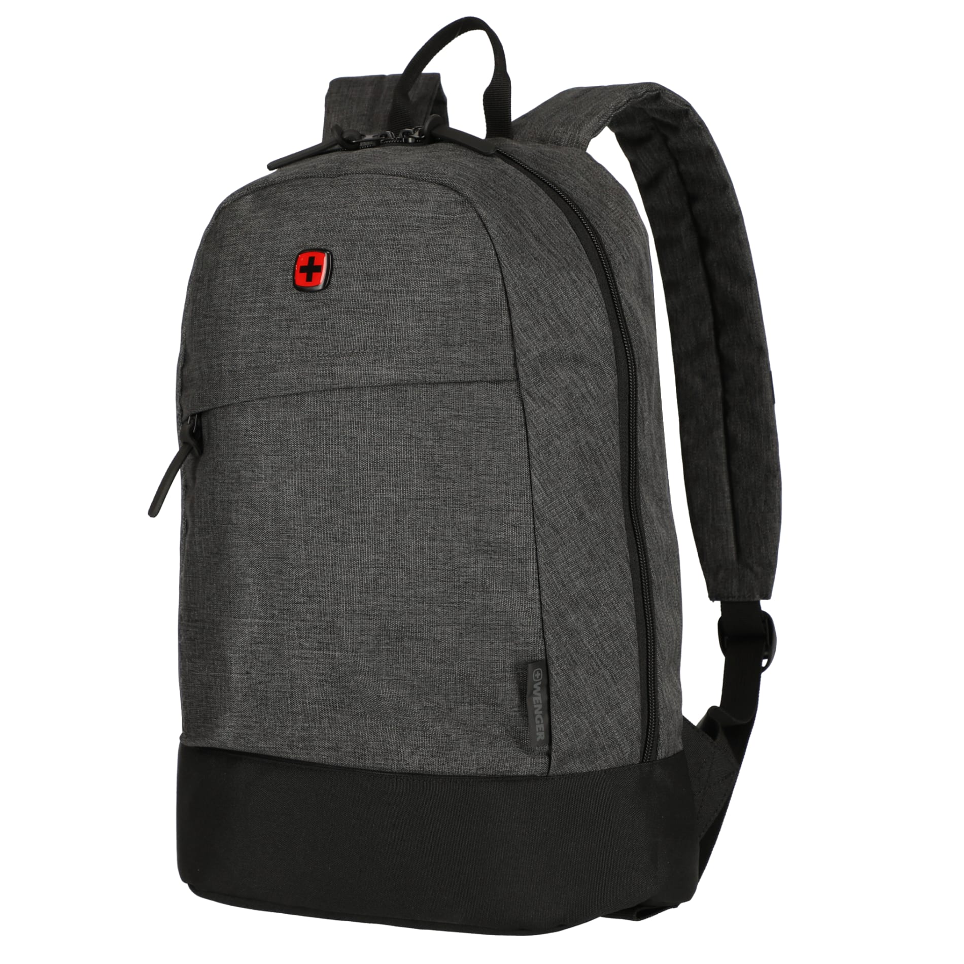 Black Wenger Recycled Rush 15" Laptop Backpack plain
