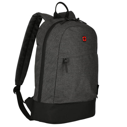Black Wenger Recycled Rush 15" Laptop Backpack plain