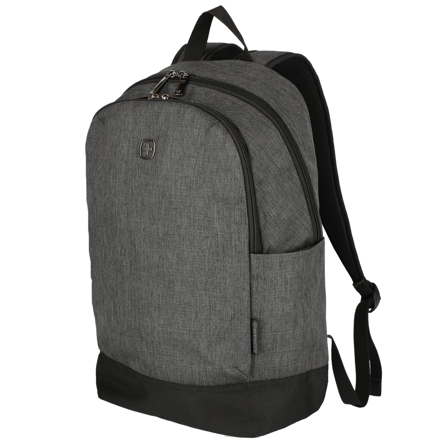 Black Wenger Recycled Storm 15" Laptop Backpack plain