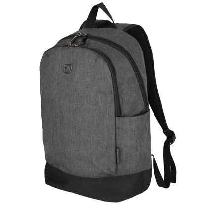 Black Wenger Recycled Storm 15" Laptop Backpack plain