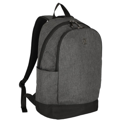 Black Wenger Recycled Storm 15" Laptop Backpack plain