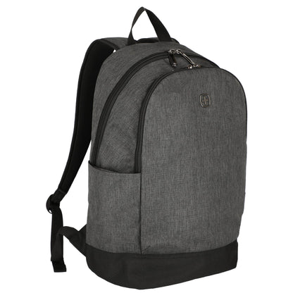 Black Wenger Recycled Storm 15" Laptop Backpack plain