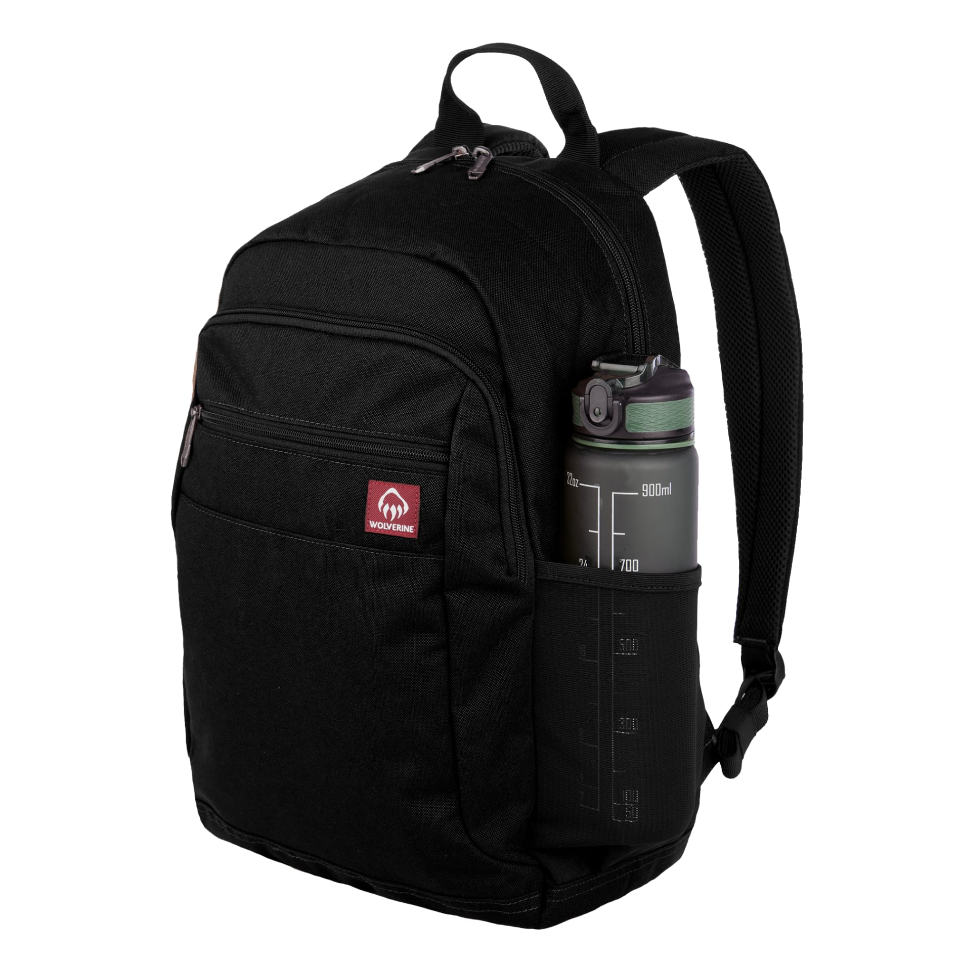 Black Wolverine 23L Laptop Backpack plain