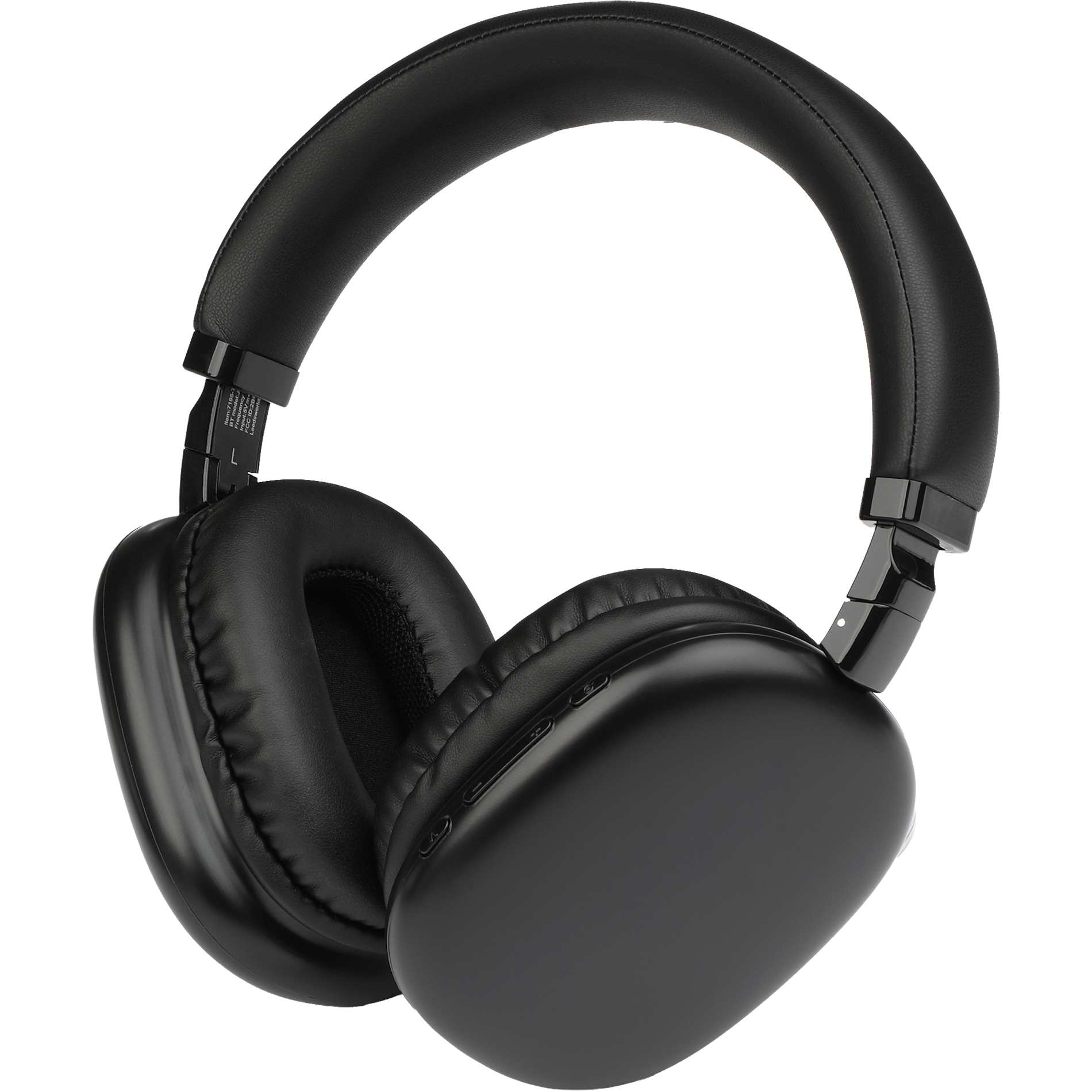 Black Zen Pods Bluetooth Headphones with ANC plain