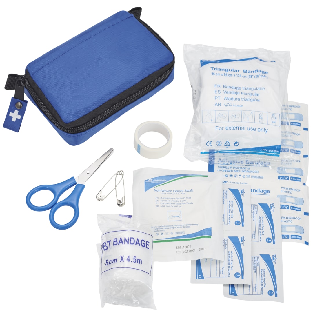 Blue Bolt 20-Piece First Aid Kit plain