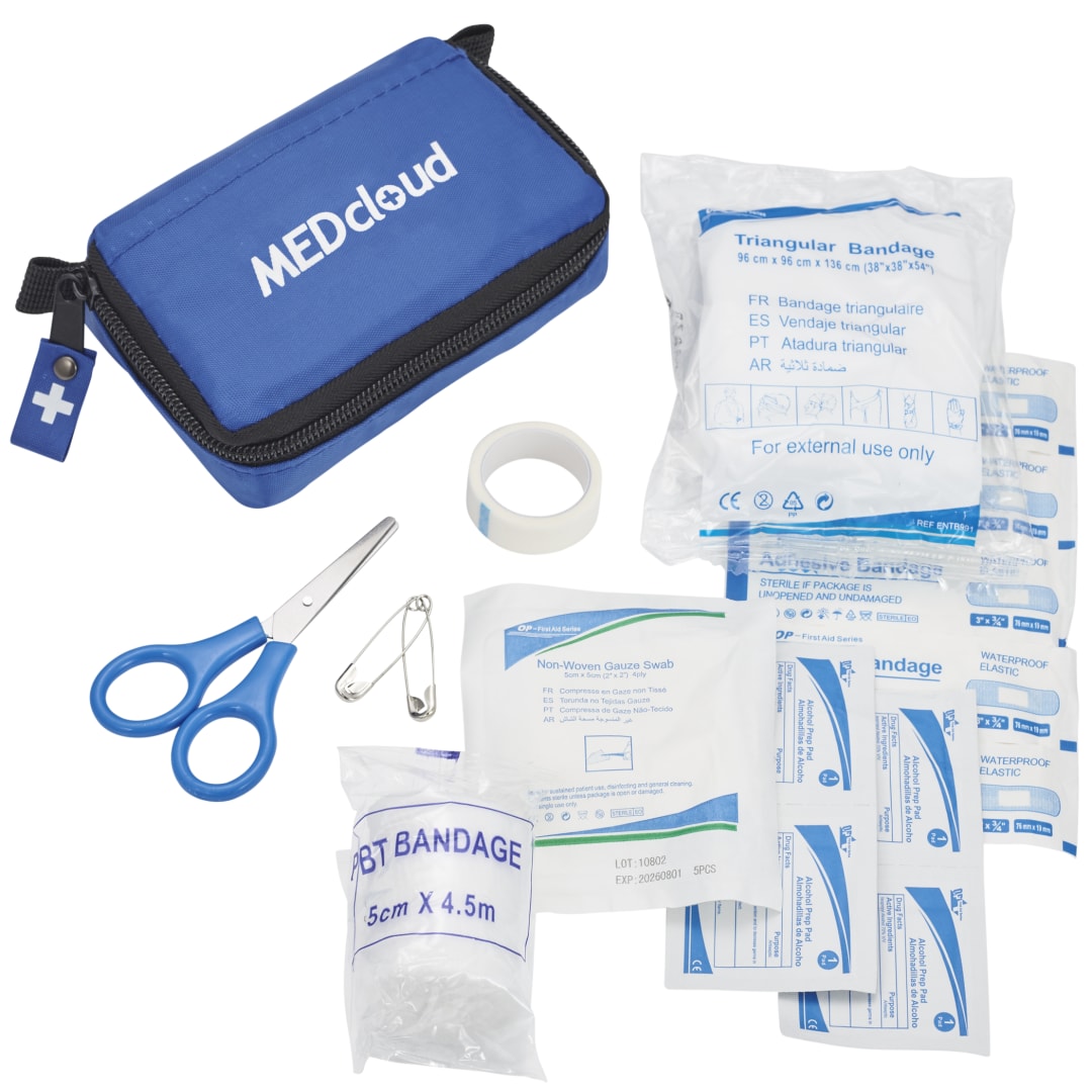 Blue Bolt 20-Piece First Aid Kit