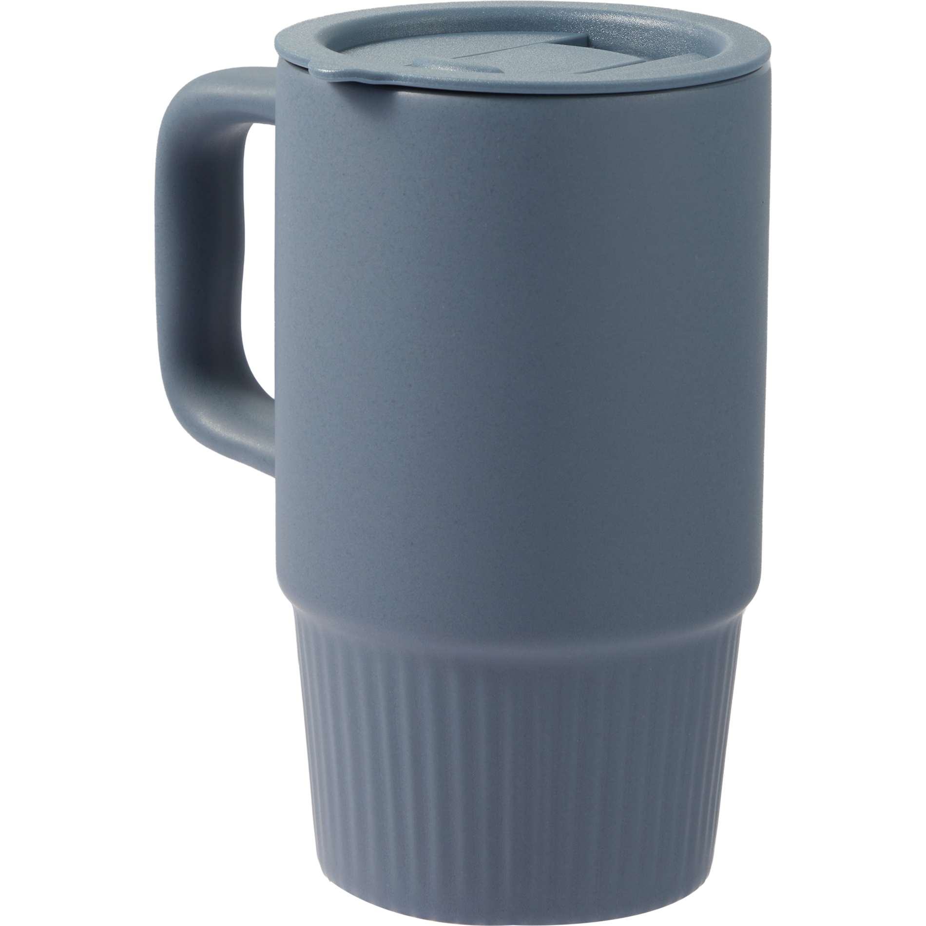 Blue Camden 13oz Ceramic Mug w/ Lid plain