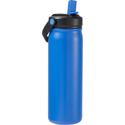 Blue Carpo 20oz Straw lid Vacuum Bottle plain