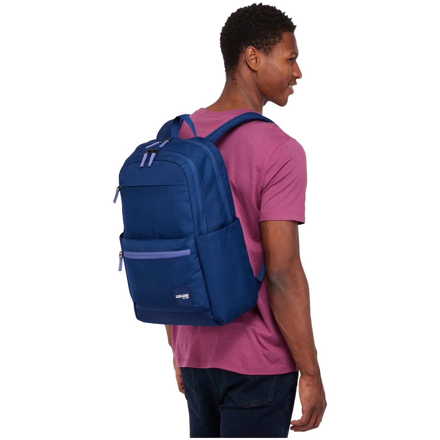 Blue Case Logic Uplink Backpack plain