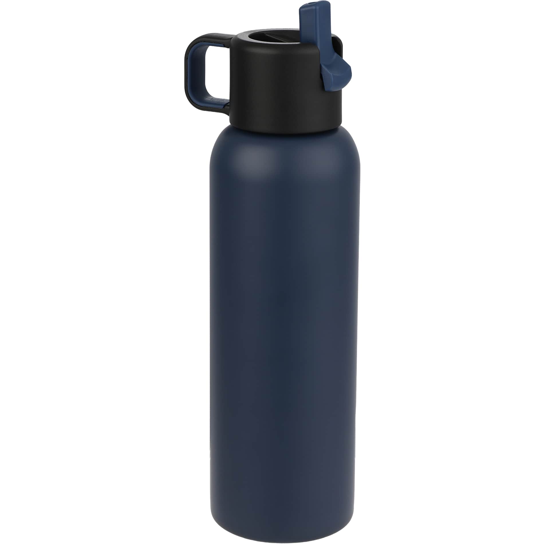 Blue Clio Straw Lid Vacuum Bottle 22oz plain