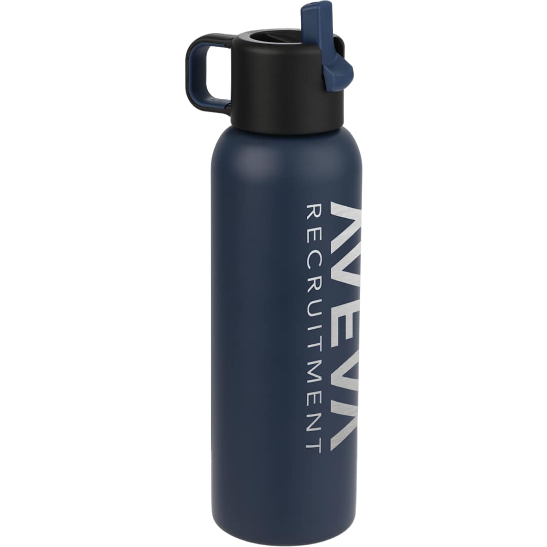 Blue Clio Straw Lid Vacuum Bottle 22oz