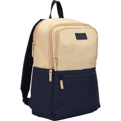 Blue Duo Recycled 15" Laptop Backpack plain