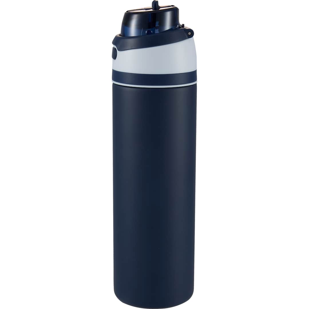 Blue Elvin 28oz Recycled Stainless Flip Straw Bottle plain