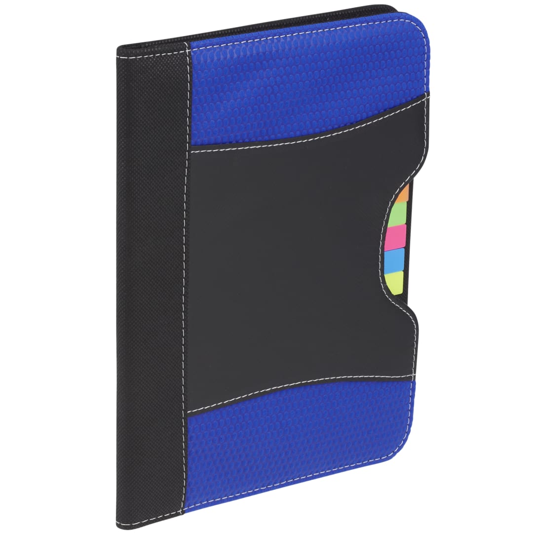 Blue FSC® Mix Flare Organization Jr. Padfolio plain