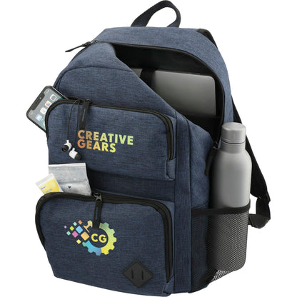 Blue Graphite Deluxe 15" Computer Backpack