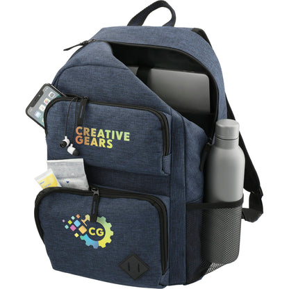 Blue Graphite Deluxe 15" Computer Backpack