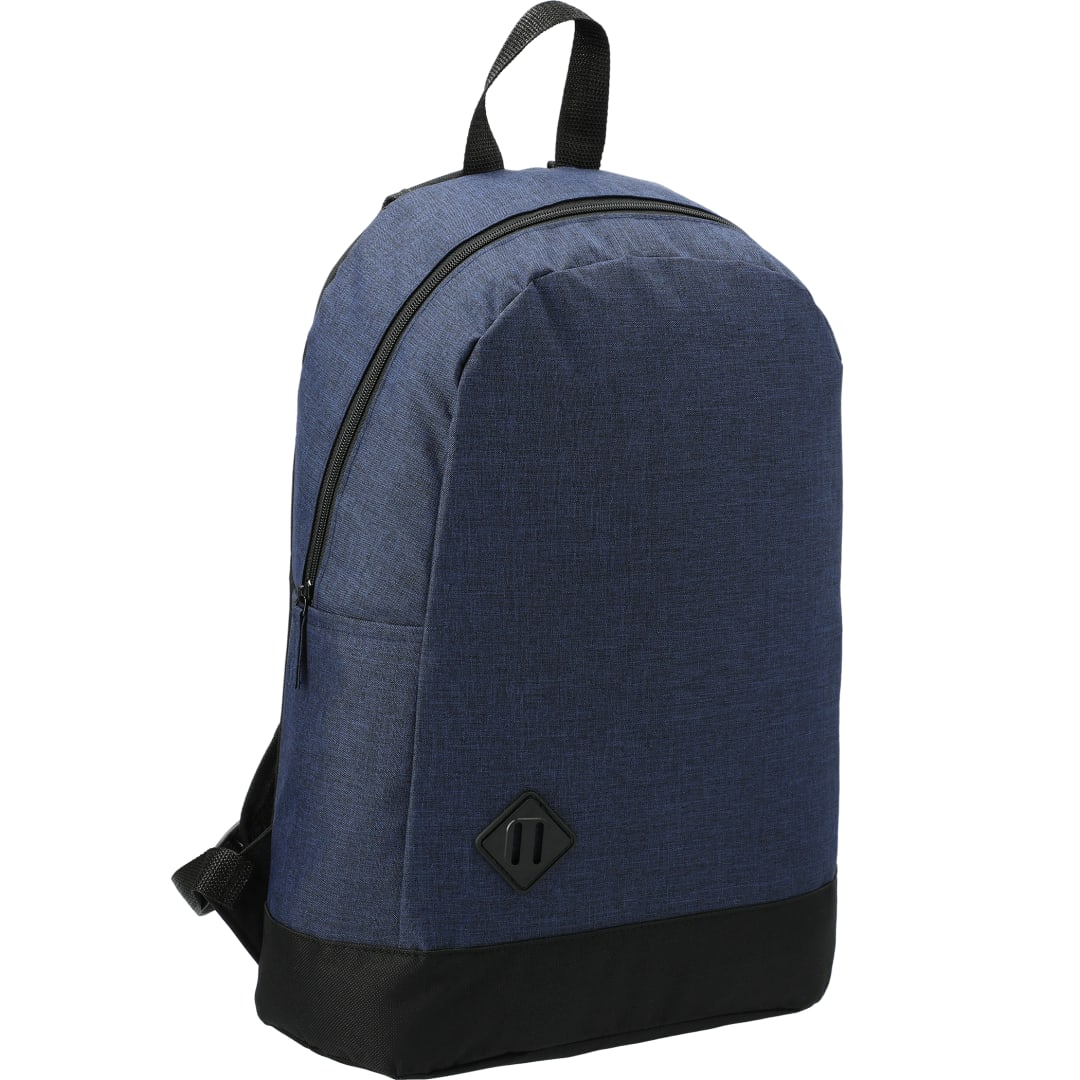 Blue Graphite Dome 15" Computer Backpack plain