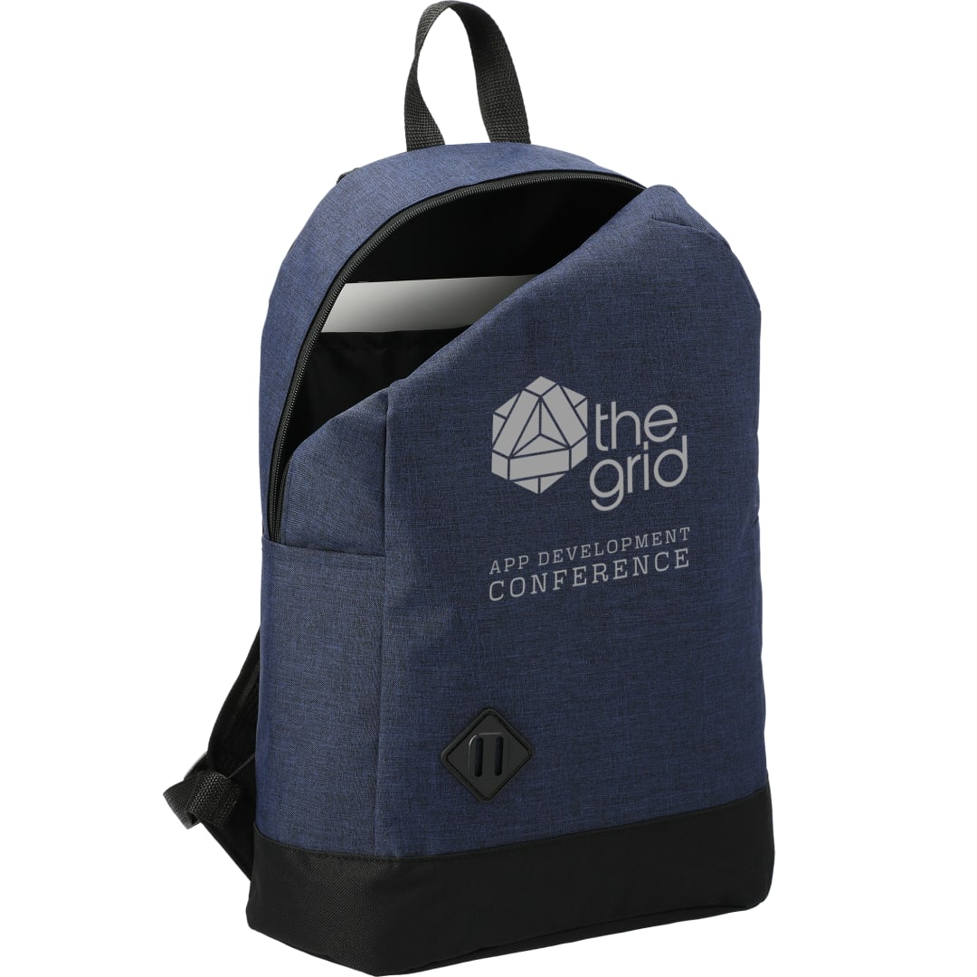 Blue Graphite Dome 15" Computer Backpack