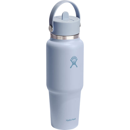 Blue Hydro Flask® Travel Bottle w/ Flex Straw Cap 32oz