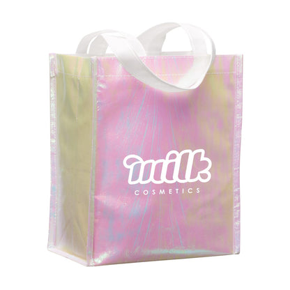 Blue Iridescent Non-Woven Gift Tote