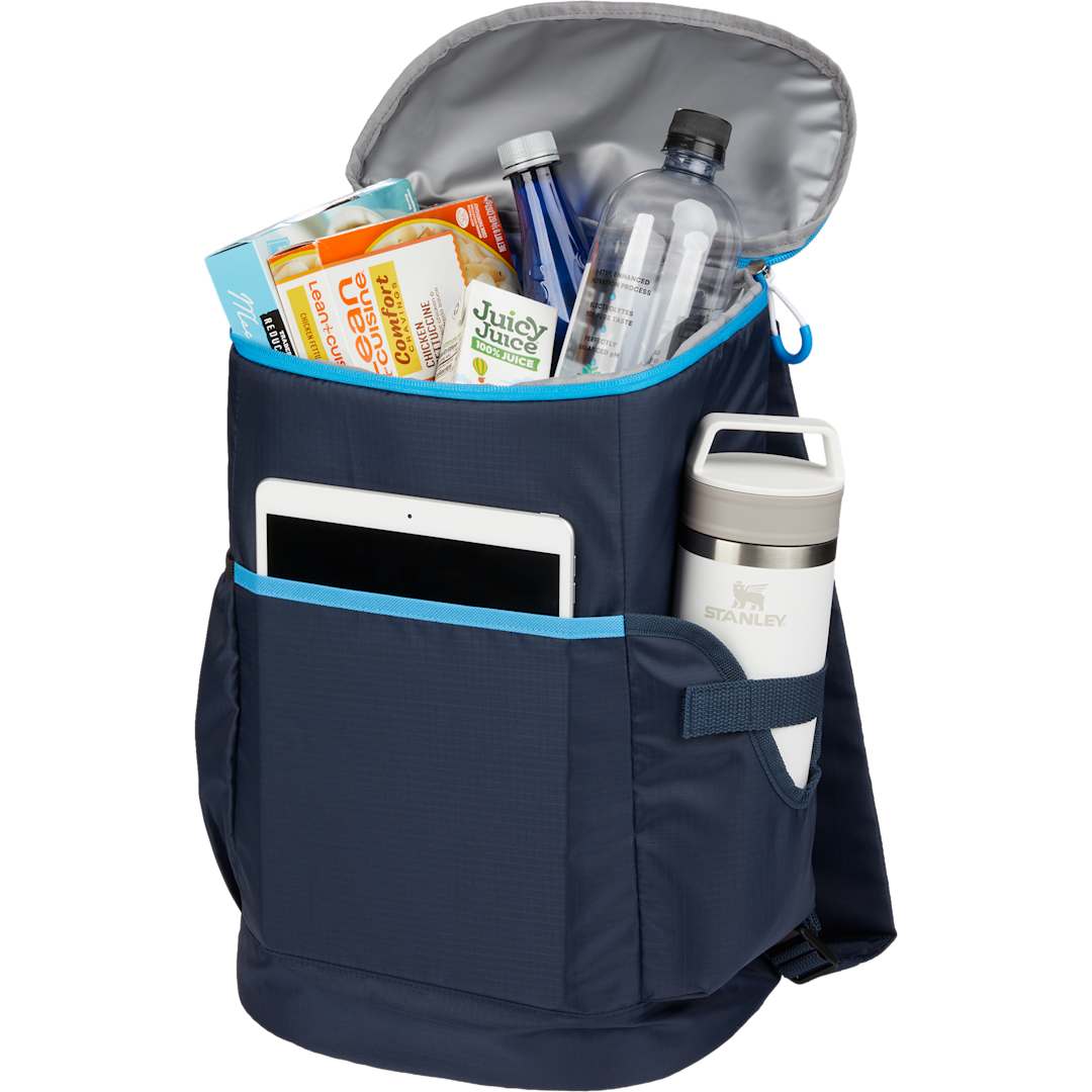 Blue Kade 24 Can Backpack Cooler plain