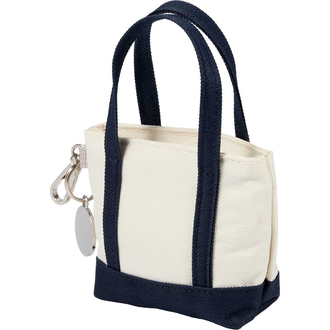 Blue Mini Tote Bag Charm plain