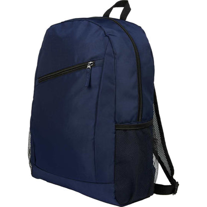 Blue Packable Recycled Backpack plain