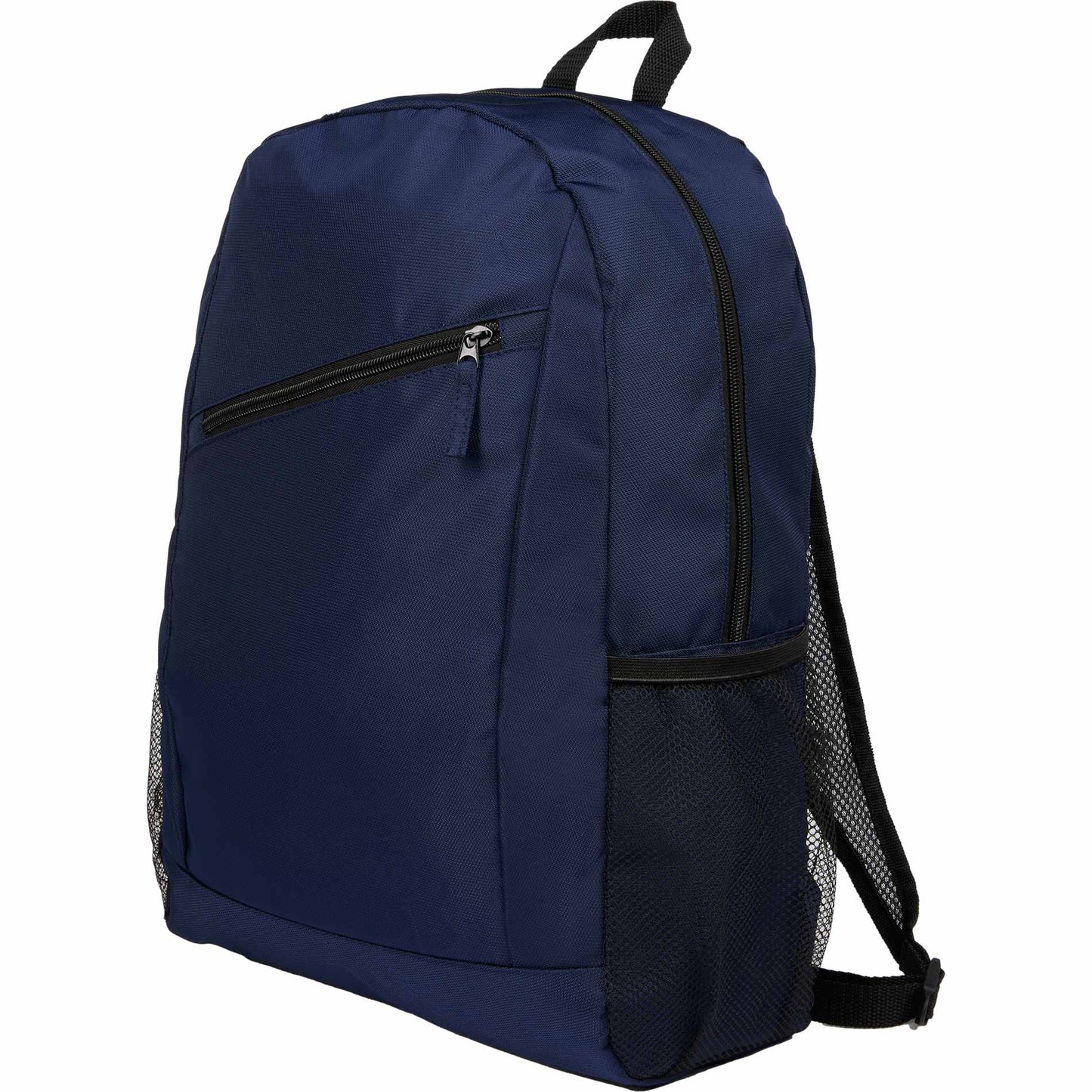 Blue Packable Recycled Backpack plain