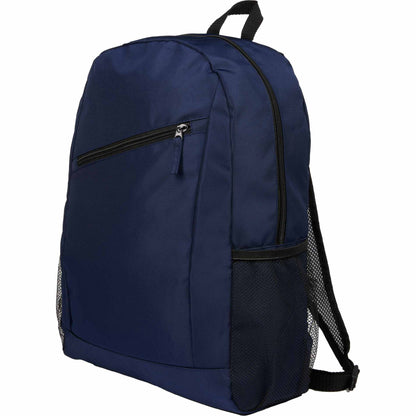 Blue Packable Recycled Backpack plain