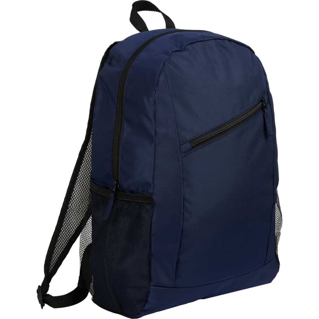 Blue Packable Recycled Backpack plain