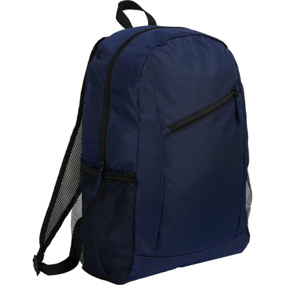 Blue Packable Recycled Backpack plain