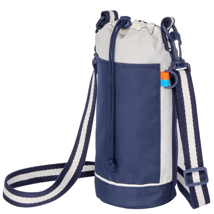 Blue Retro Sport Recycled Bottle Sling plain
