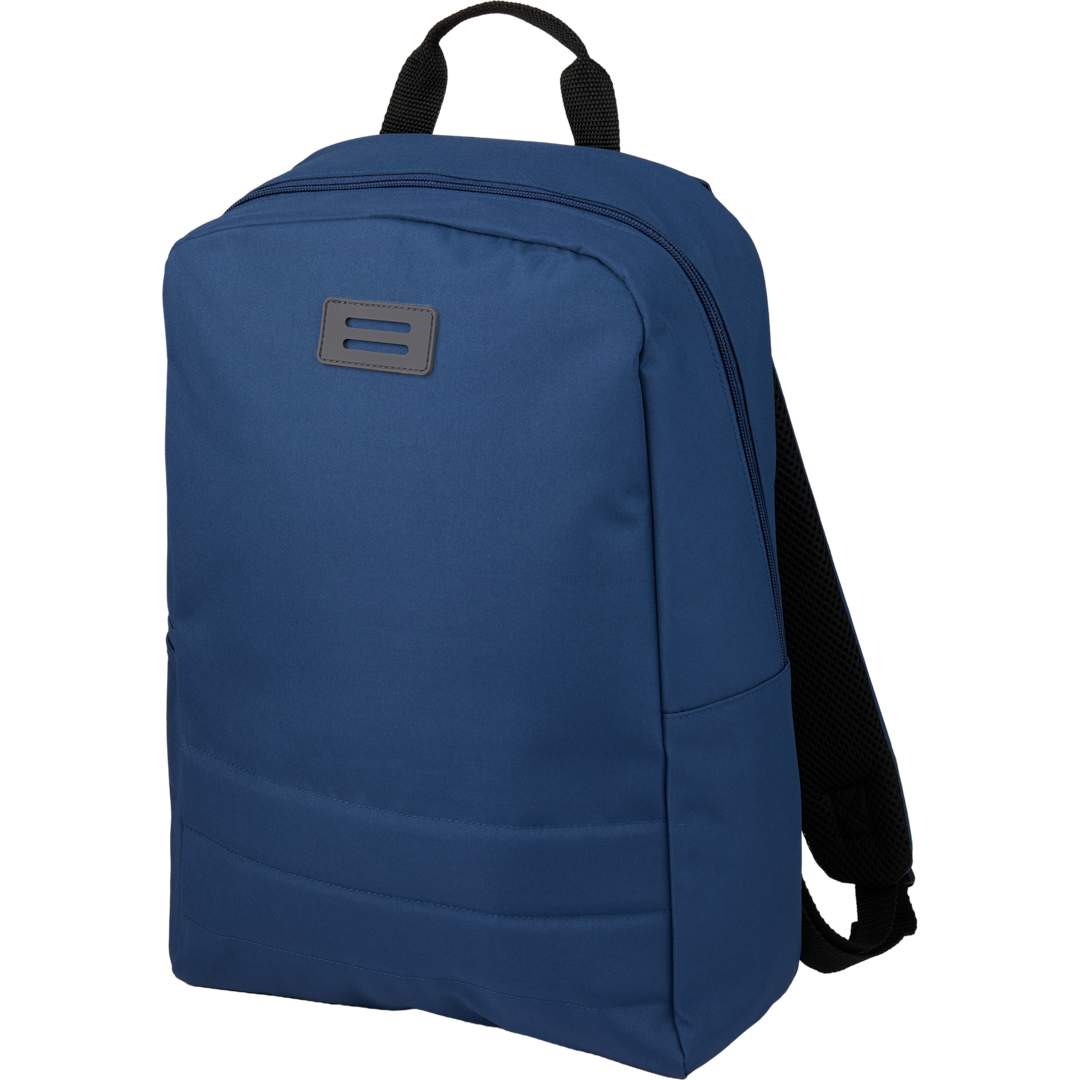 Blue Ripple Recycled 15" Computer  Backpack plain