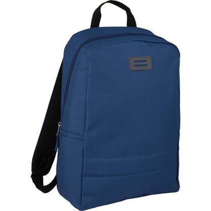 Blue Ripple Recycled 15" Computer  Backpack plain