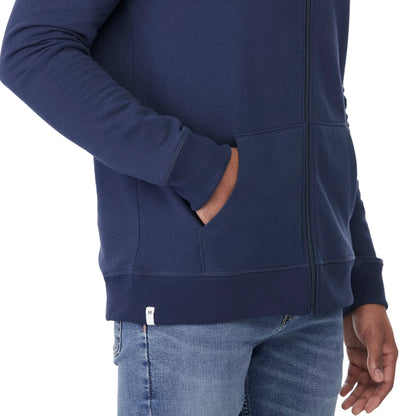 Blue tentree Organic Cotton Zip Hoodie - Men's