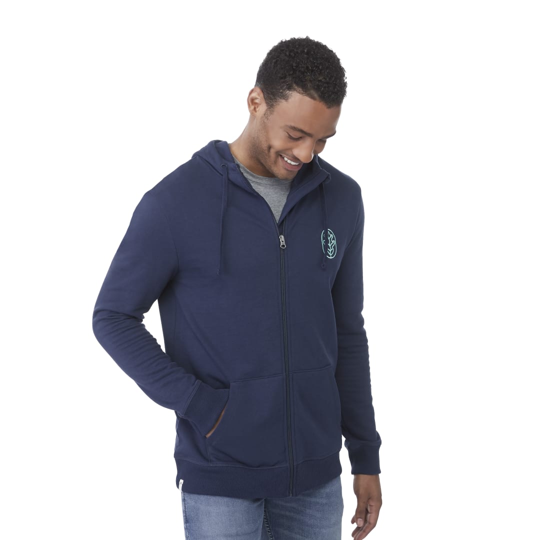 Blue tentree Organic Cotton Zip Hoodie - Men's