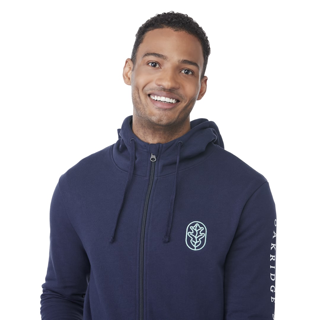 Blue tentree Organic Cotton Zip Hoodie - Men's